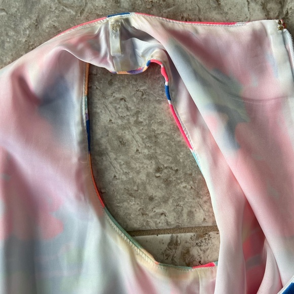 Lilly Pulitzer Donna Romper Dress in Beautiful Beach (Pink/Blue), size 4 - Picture 7 of 13